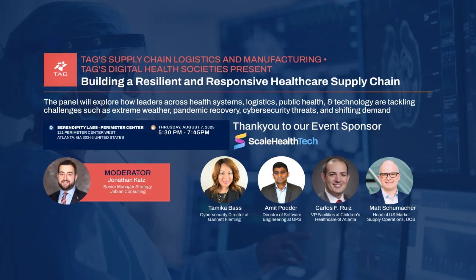 Join Us at TAG Digital Health x Supply Chain & Manufacturing Societies present: Building a Resilient and Responsive Healthcare Supply Chain